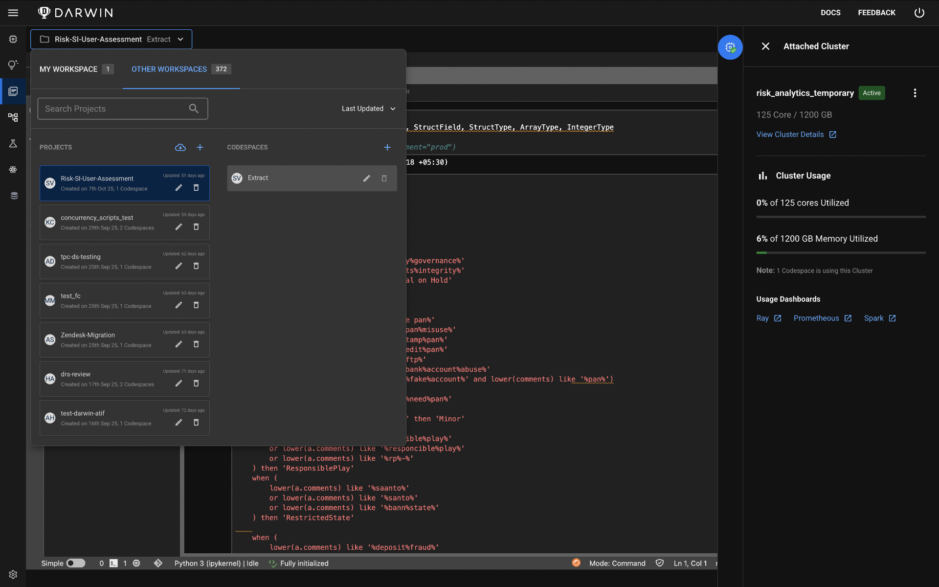 Darwin | End-to-End ML Platform